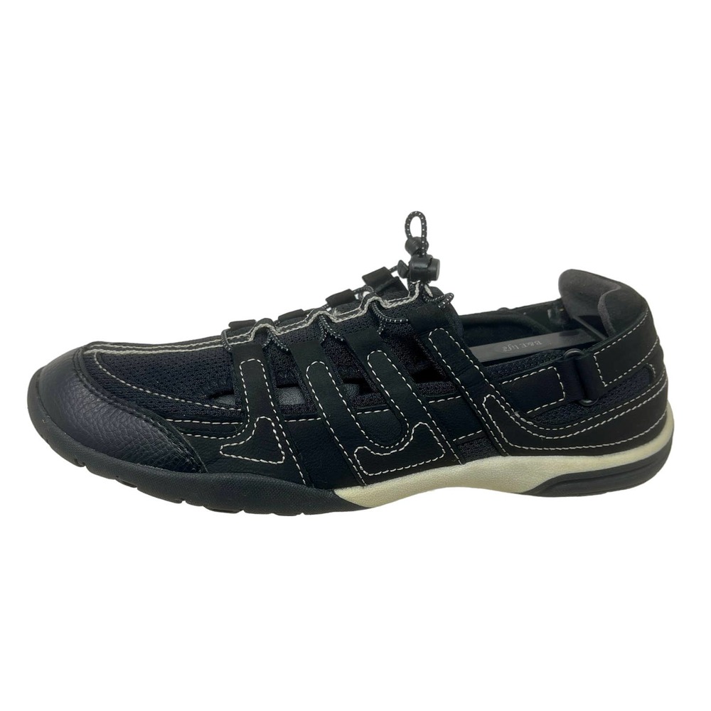 Clarks Fiana Coast Fisherman Sandal Women's Sz 9 1/2 Black 8.2.4#K.6.7